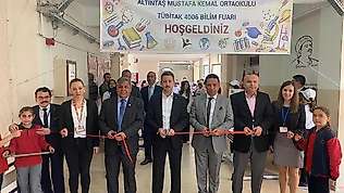 Altıntaş'ta Bilim Fuarı