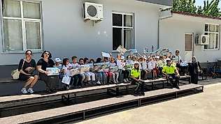 Aydın'da 25 anasınıfı öğrencisi 'trafik dedektifi' oldu