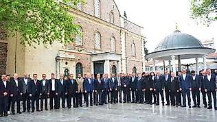 Balıkesir, Zağnos Paşa'da bayramlaştı