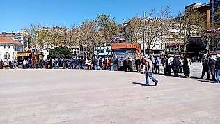 Bandırma'da Fırıntaş pidesine yoğun ilgi