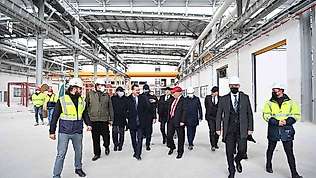 Başkan Yılmaz, savunma sanayi üreticisi fabrikayı gezdi