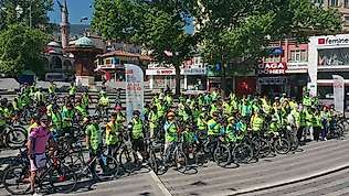 Bursa'da pedallar bağımlılıktan uzak nesiller için çevrildi
