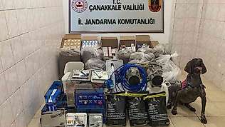 Çanakkale'de kaçak sigara operasyonu