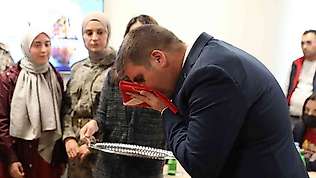 Iğdırlı öğrencilerden şehit polis Veli Kabalay'ın ailesine mektup
