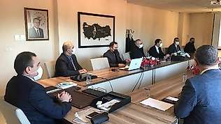Kaymakam İlyas Memiş, Lise Müdürleri ile toplantı yaptı