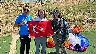 Kaymakamdan Pamukkale semalarında anlamlı uçuş