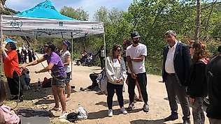 Kepsut'ta kaya tırmanışı şenliği sona erdi