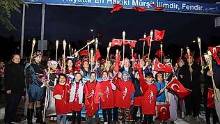 Menteşe'de 19 Mayıs akşamı coşkulu kutlama