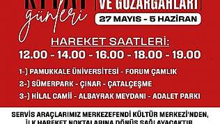 Merkezefendi'de kitap günleri için özel servis