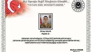 Şehit ateşi Balıkesir'e düştü