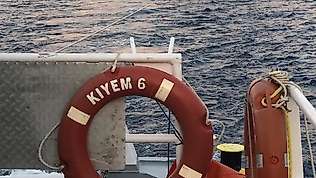 Sürüklenen motoryat, kurtarıldı