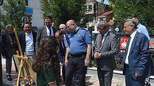 Tavşanlı'da 'Ressam Abdullah Taktak Resim Sergisi' geleneksel hale getiriliyor