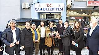 TBMM dilekçe komisyonu Milletvekilleri Çan Belediyesi kooperatif çalışmalarını yerinde inceledi