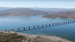 Türkiye'nin en uzun demiryolu köprüsü Elazığ’da