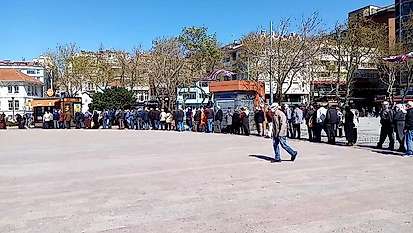 Bandırma'da Fırıntaş pidesine yoğun ilgi