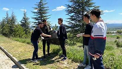 Domaniç Hayme Ana MYO'da çevre bilinci etkinliği