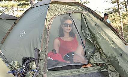 Sındırgı kamp ve karavan festivali doğaseverleri bir araya getirdi