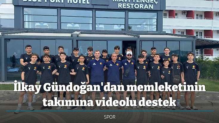 İlkay Gündoğan'dan memleketinin takımına videolu destek