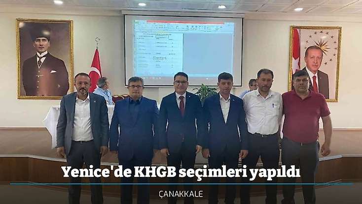 Yenice'de KHGB seçimleri yapıldı