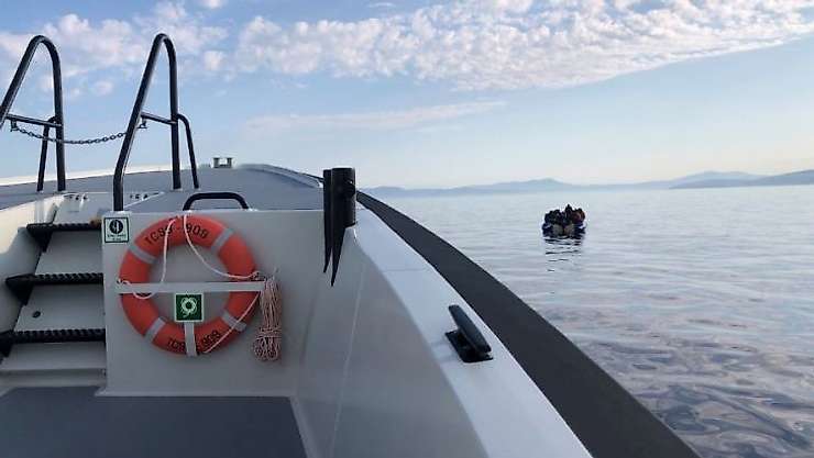 Aydın'da 37 düzensiz göçmen kurtarıldı