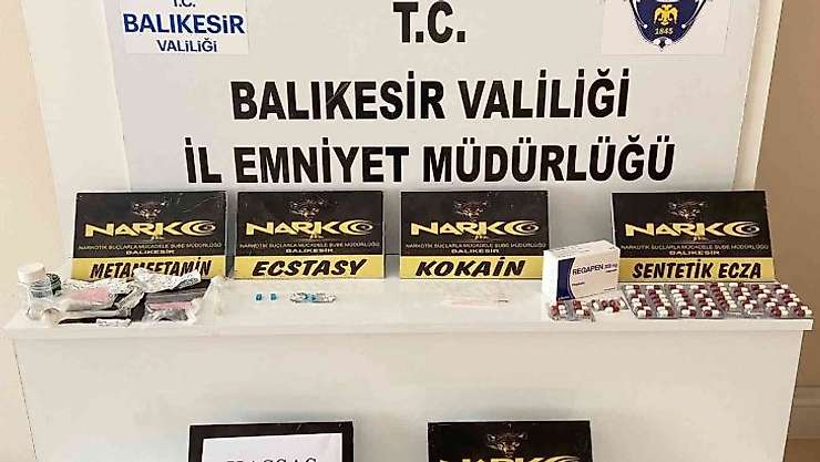 Balıkesir'de asayiş ve uyuşturucu operasyonu
