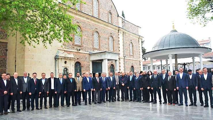 Balıkesir, Zağnos Paşa'da bayramlaştı