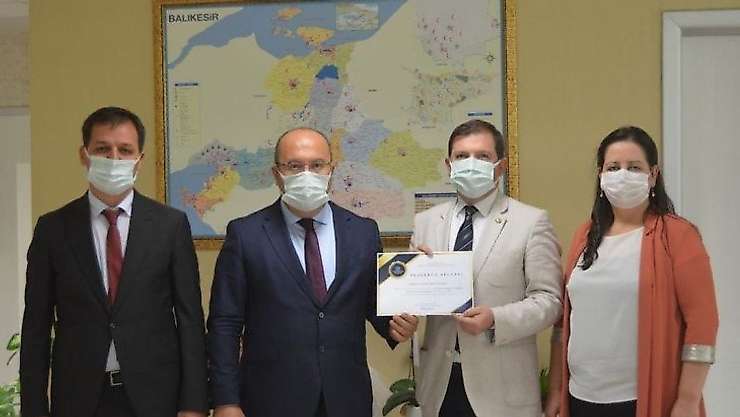 Bebek ve Anne dostu hastaneye teşekkür belgesi