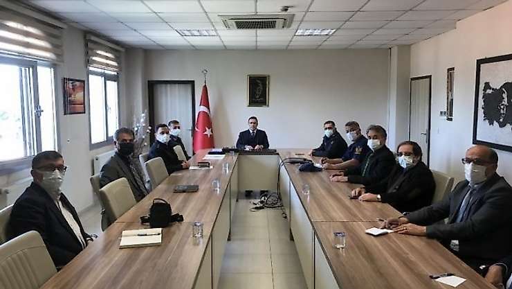 Burhaniye'de, cezaevleri ilçe güvenlik değerlendirme toplantısı