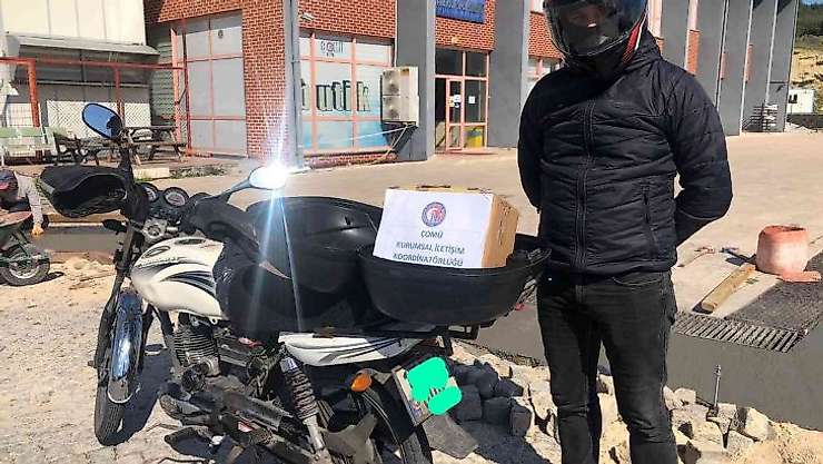 Çanakkale 1915 MotoKuryeler Derneği'nden ÇOMÜ'ye destek