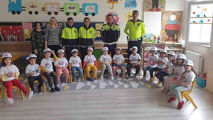 Çanakkale'de öğrencilere trafik eğitimi
