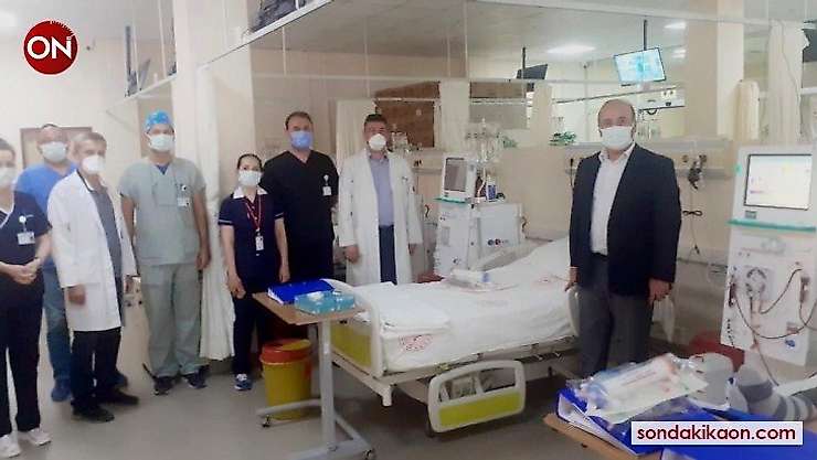 Eğitim ve Araştırma Hastanesi'ne 7 adet hemodiyaliz cihazı