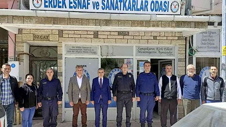 Erdek Kaymakamı Atasoy'dan esnaf odalarına ziyaret