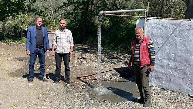 Erdek'te tarımda kullanılan su hatları onarıldı
