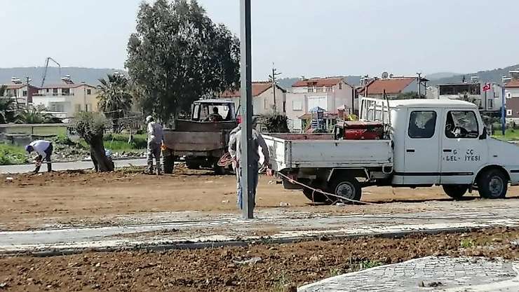Gömeç'te yaz sezonuna hazırlık çalışmaları hızla devam ediyor
