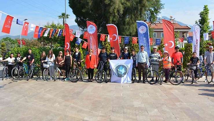 Köyceğiz'de bisiklet etkinliği  düzenlendi