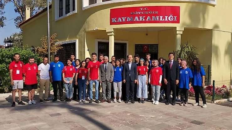 Köyceğizli gençler, Kaymakam Maslak'la görüştü