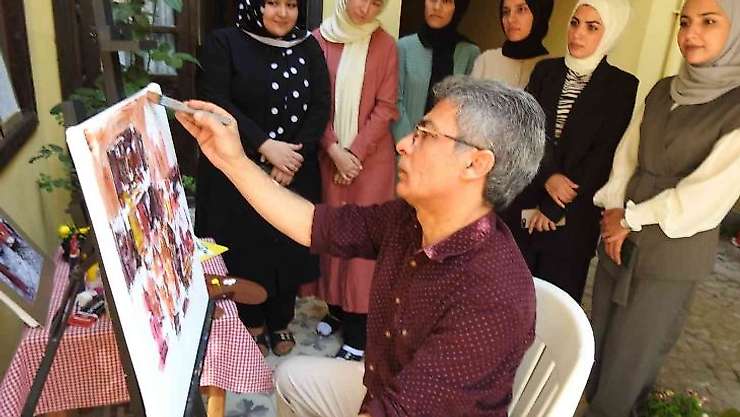 Kur'an kursu öğrencilerine 'Workshop' çalışması