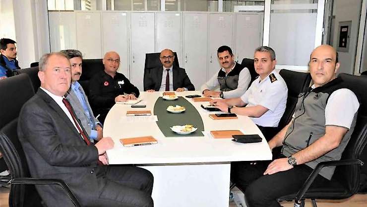 Kütahya'da orman yangınlarıyla mücadelede kurumlar arası işbirliği ve bilgilendirme toplantısı