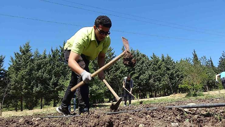(Özel) 3 bin kilometre uzaktan doğru tarım için geldiler