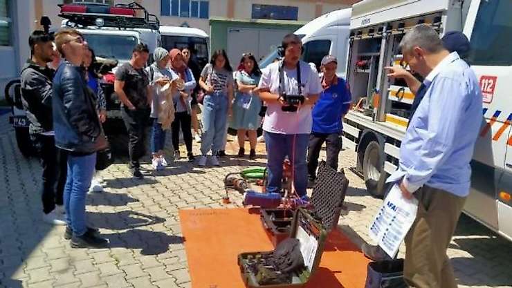 Şaphane MYO öğrencilerine afet eğitimi