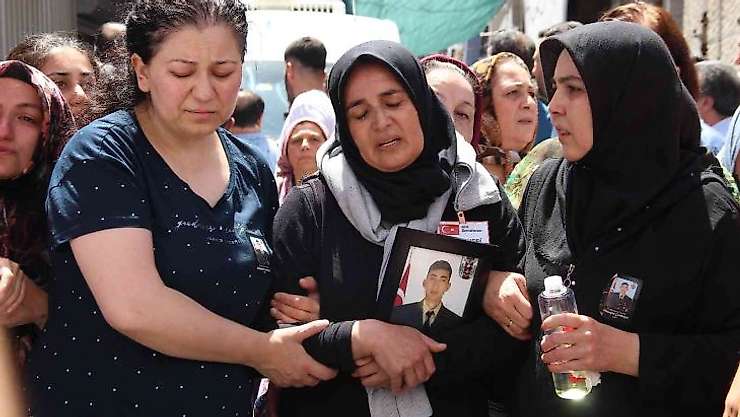 Şehit annesinden evladına acı dolu veda