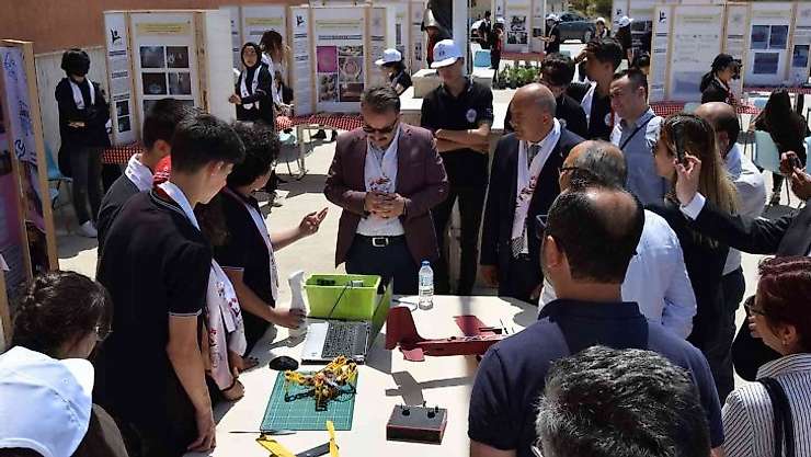 Şehit Mustafa Serin Fen Lisesi Bilim Fuarı açıldı