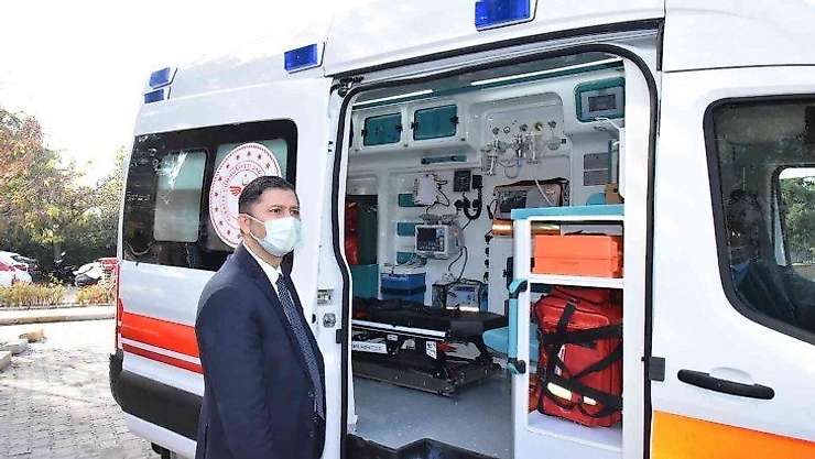 Sındırgı 112 Acil Sağlık İstasyonuna yeni ambulans