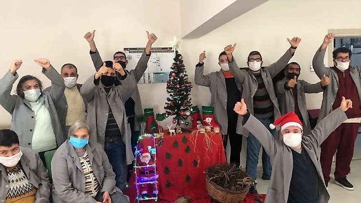 Sosyal belediye Ayvalık'ın özel çocuklarından yeni yıl hazırlıkları