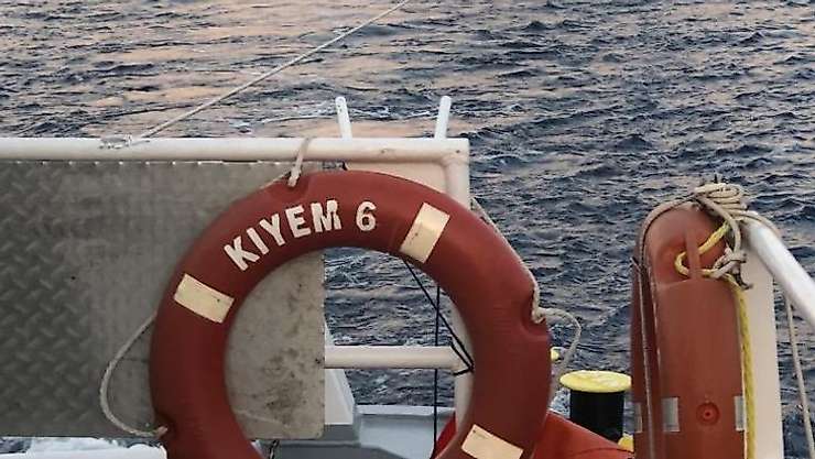 Sürüklenen motoryat, kurtarıldı