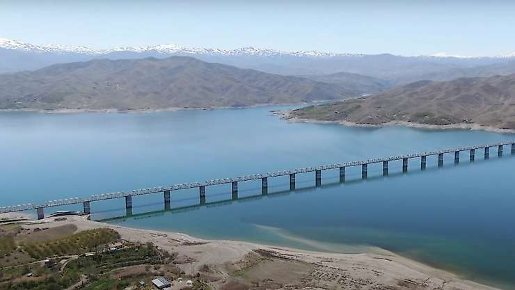 Türkiye'nin en uzun demiryolu köprüsü Elazığ’da