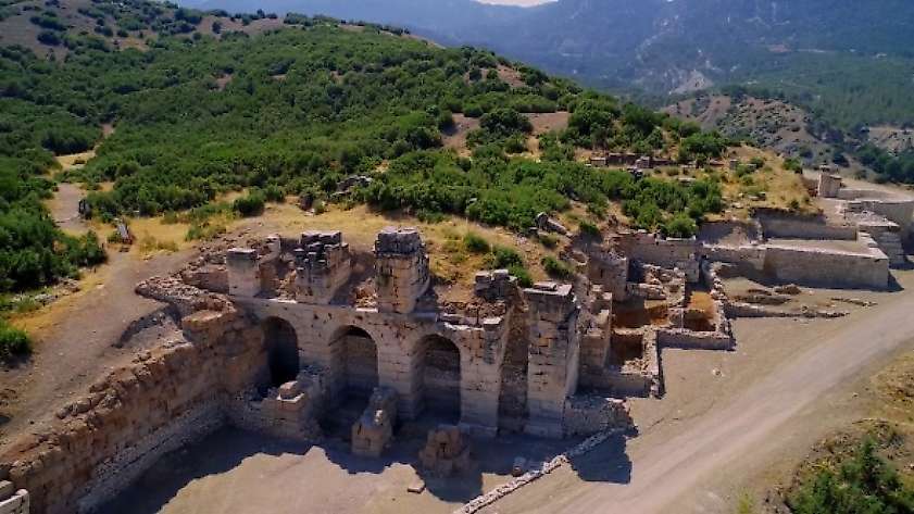 Gladyatörler şehri Kibyra, görenleri hayran bırakıyor