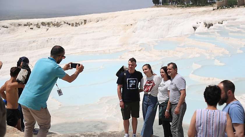 Pamukkale’de bayram bereketi