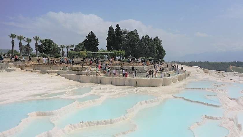 Pamukkale’de bayram bereketi
