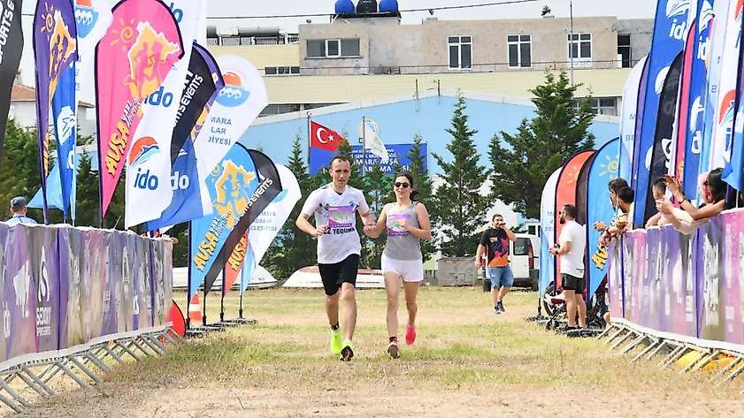 Avşa’da temiz bir Marmara için koştular